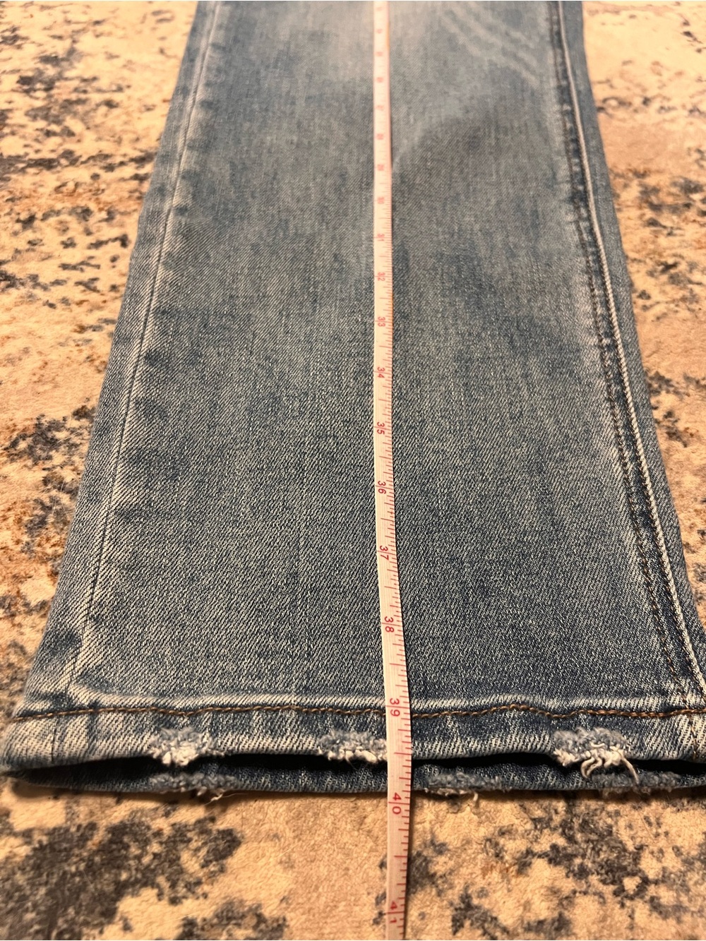 NWT! Mica Jeans in Light Blue with Distressed Knees - Picture 7 of 11
